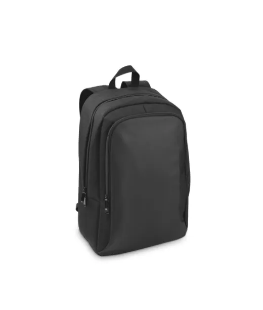 Drammen. Laptop Backpack In High-density 600d Recycled Polyester Musta