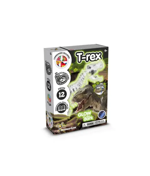 Fossil Excavation Kit Ii. Opetuspeli Mukana Voimapaperinen Lahjapussi (90 G/m²), Valmistettu Fsc™-sertifioidusta Materiaalista Ja Muista Valvotuista Materiaaleista Valkoinen