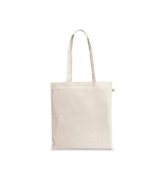 Giza. 100 % Kierrätetystä Puuvillasta Valmistettu Laukku (140 G/m²) Natural (vaalea)