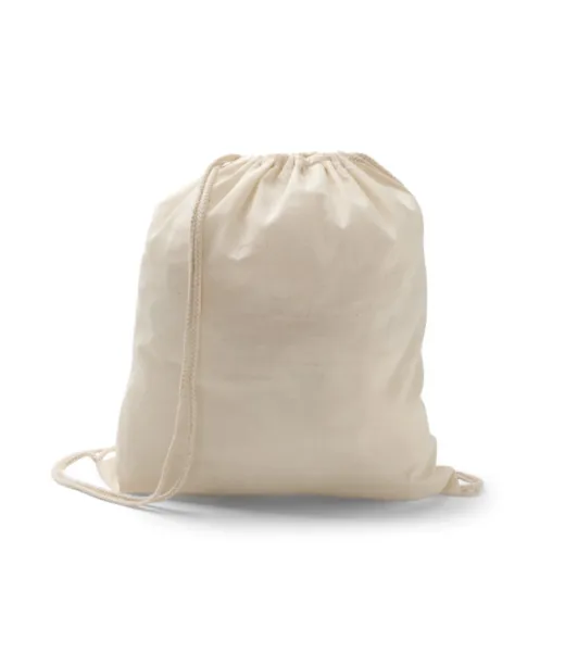 Hanover. 100 % Puuvillainen Kiristysnyörillinen Kassi (100 G/m²) Natural (vaalea)