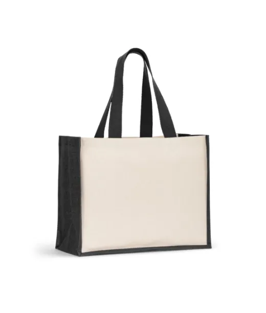 Helsinque Colour. Kangaskassi (320 G/m²), Pohja Ja Sivut Laminoitua Juuttia (350 G/m²) Eri Väreissä Musta