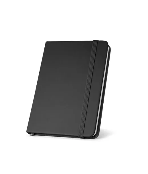 Hemingway Square. A5 Pu-muistikirja Ruudullisella Paperilla Musta