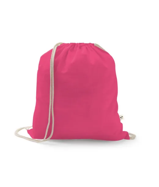 Istanbul. Backpack Made From Recycled Cotton (70%) And Polyester (30% Rpet) (150 G/m²) Pinkki
