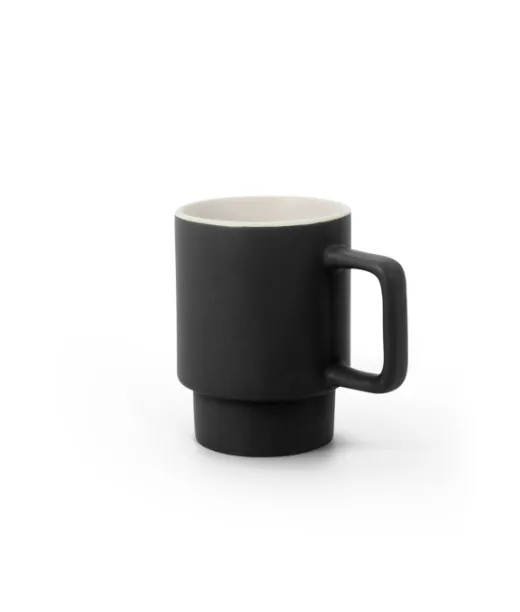 Kuerten. Keraaminen Muki Mattapintaisella Pinnalla, 330 Ml Musta