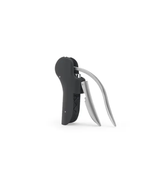 Lagrein. Abs- Ja Sinkkikorkkiruuvi Automaattisella Vivulla Helppoa Avaamista Varten Musta