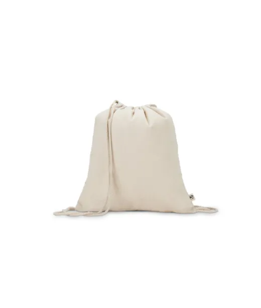 Maiorca. 100% Recycled Cotton Drawstring Bag(180 G/m²) Natural (vaalea)