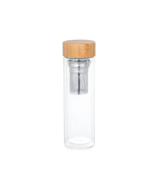 Makarova. Borosilikaattilasipullo Infuusioilla 490 Ml Natural