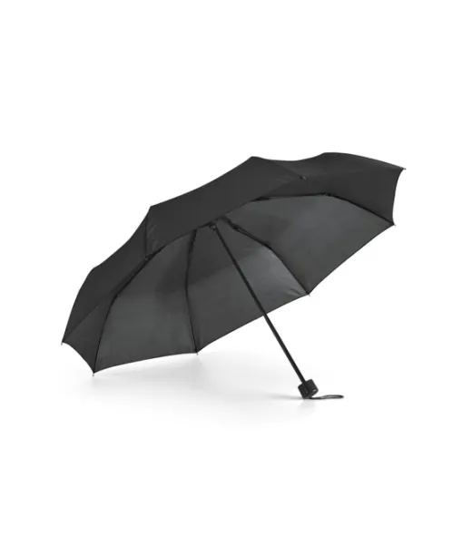 Maria. 190t Polyesteristä Taittuva Sateenvarjo Musta