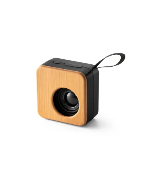 Mayer. Kannettava 3 W:n Kaiutin, Jossa On 4 Tunnin Akunkesto, Valmistettu Bambusta Ja Kierrätetystä Abs-muovista (100 % Rabs) Musta