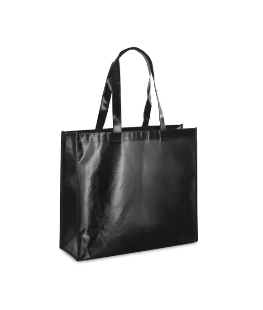 Millenia. Laminoitu Kuitukangaspussi (110 G/m²) Musta