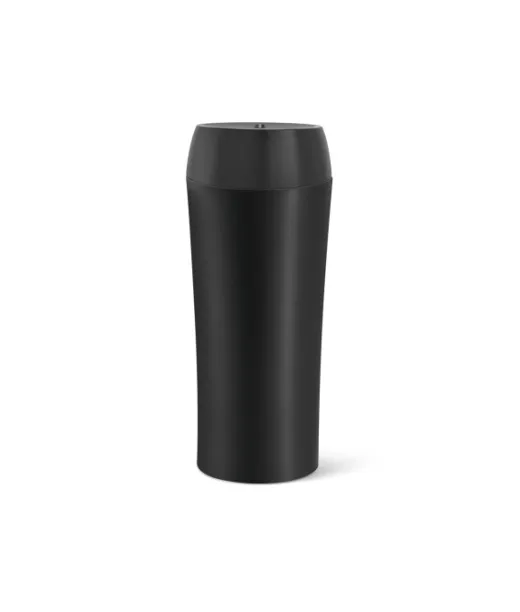 Monarda. Ruostumattomasta Teräksestä Ja Pp:stä Valmistettu Matkamuki 470 Ml Musta