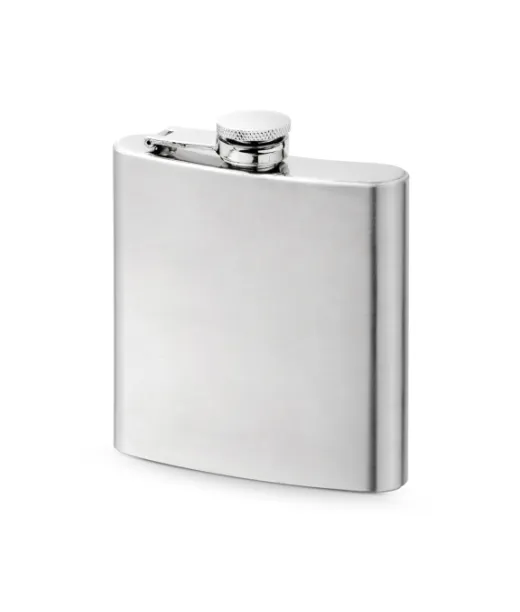 Muse. Ruostumattomasta Teräksestä Valmistettu Taskupullo 180 Ml Hopea