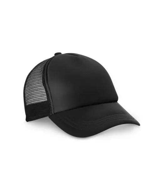 Nicola Bk. Polyesteri- Ja Verkkokangaslippis (150 G/m²) Musta