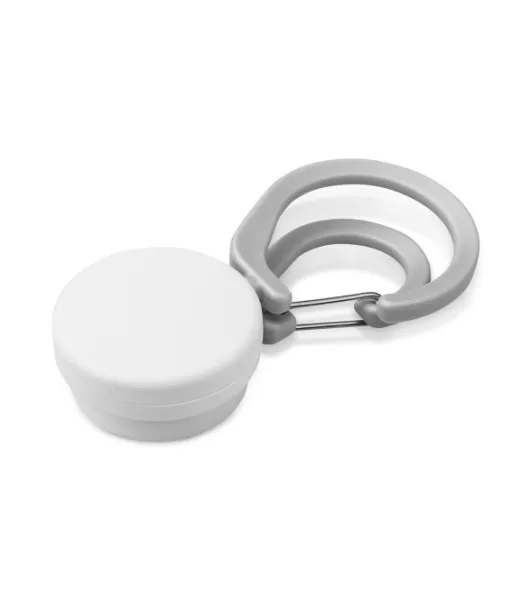 Oren. Karabiinikoukku Valkoinen