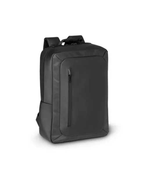 Osasco. 15" Läppärireppu Tiheää 600d Kierrätetty Polyesteri Musta