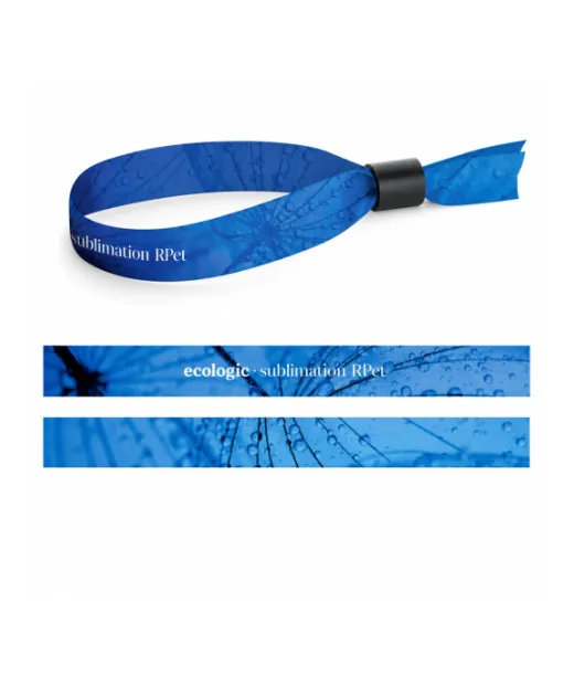 Painettu Näyte Sublimation Slim Ii (15 Mm) -ranneke Kierrätetystä Polyesteristä (100 % Rpet) 301 - Valkoinen