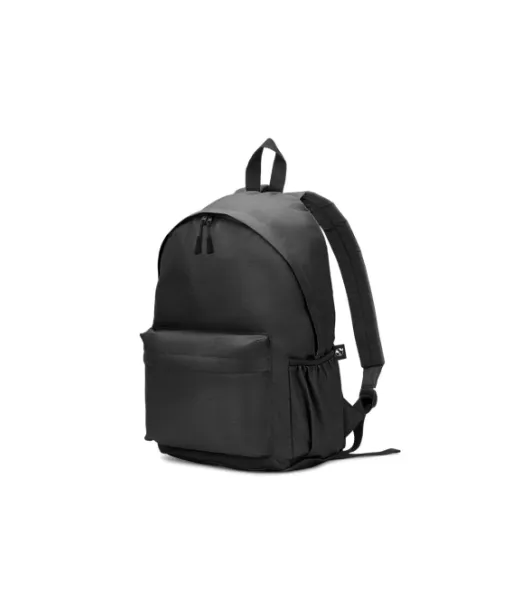 Rosario. Klassinen Reppu Ajattomalla Muotoilulla 600d Kierrätetystä Polyesteristä Musta