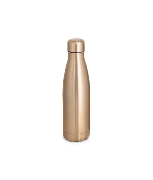 Show Metallic. Ruostumattomasta Teräksestä Valmistettu Pullo Mattapintaisella Metallipinnoitteella 510 Ml Satiinikulta