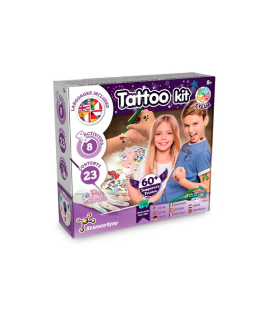 Tattoo Factory Kit I. Opettavainen Peli Lapsille Lajitelma