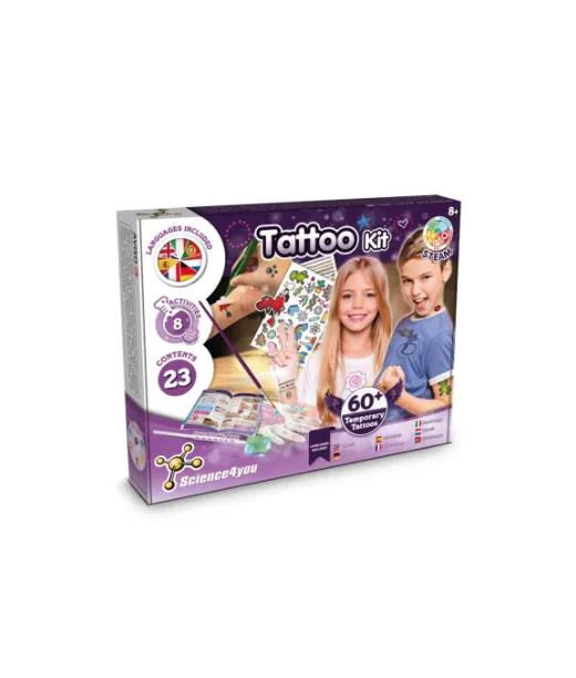 Tattoo Factory Kit I. Opetuspeli Lapsille Lajitelma