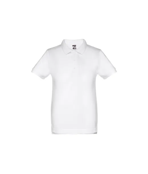 Thc Adam Kids Wh. Lasten Lyhythihainen Pikeepaita (100 % Puuvillaa, Unisex). Valkoinen Valkoinen