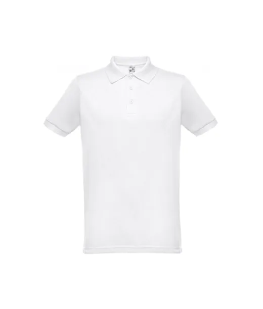 Thc Berlin Wh. Miesten Lyhythihainen Poolopaita. Valkoinen Valkoinen