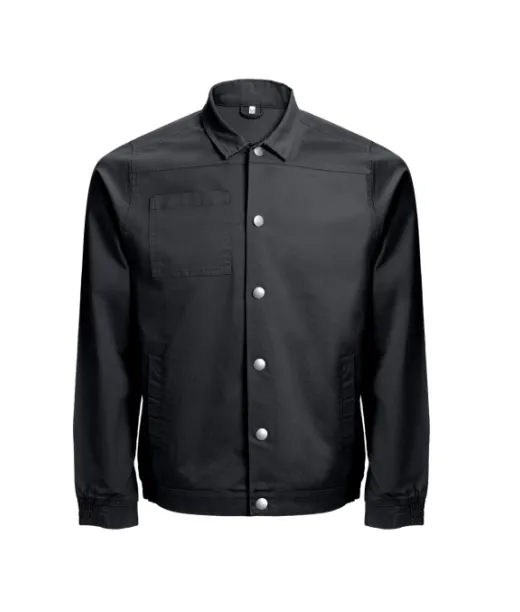 Thc Bratislava. Unisex-takki Modernilla Leikkauksella Musta