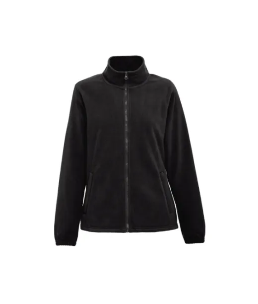 Thc Gama Women. Naisten Tiheä Fleecetakki Polyesteristä Musta