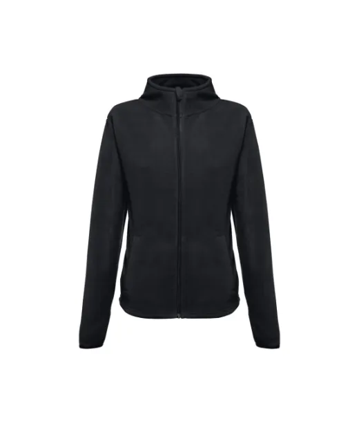 Thc Helsinki Women. Naisten Polarfleecetakki Joustavilla Hihansuilla Musta