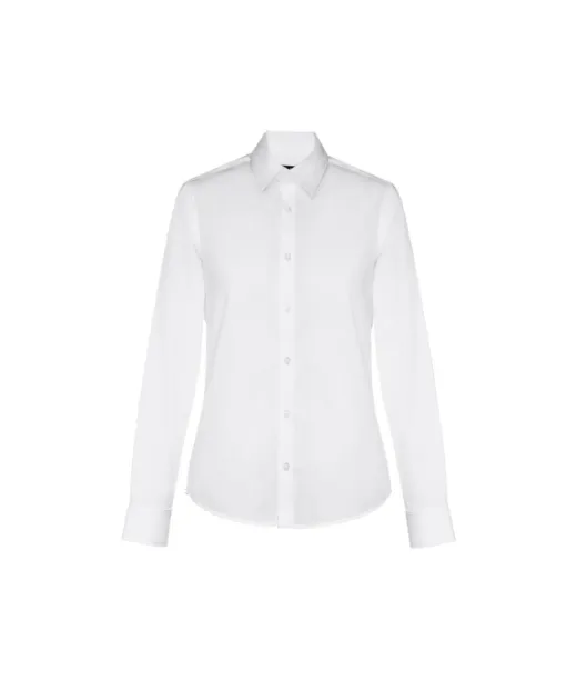 Thc Paris Women Wh. Naisten Pitkähihainen Paita. Valkoinen Valkoinen