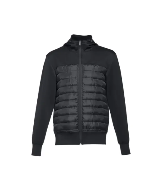 Thc Skopje. Miesten Hupullinen Takki 300t Taftista Musta