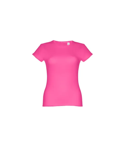 Thc Sofia. Naisten Istuva Lyhythihainen Puuvillainen T-paita Pinkki
