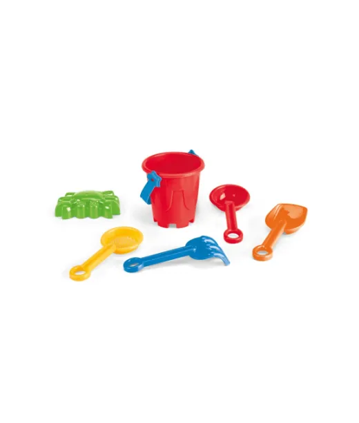 Vallarta. Pp-rantaämpäri Ja 5 Tarviketta Punainen