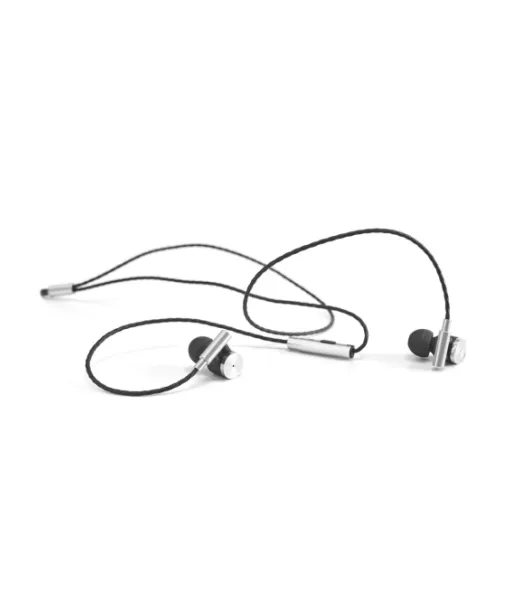 Vibration. Metalli- Ja Abs-kuulokkeet Mikrofonilla Hopea