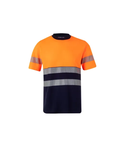 Vl Bastet. Kaksivärinen Pikee-t-paita (150 G/m²), Puuvillaa (55 %) Ja Polyesteriä (45 %)