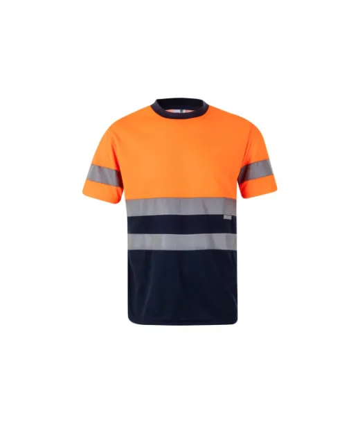 Vl Brahma Large. Kaksivärinen Birdeye-kuvioinen Tekninen T-paita (140 G/m²), Polyesteriä (100 %)