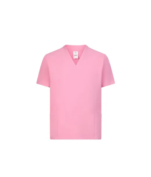 Vl Flora. Lyhythihainen Tunika (140 G/m²), Valmistettu 100 % Mikrokuidusta Pinkki