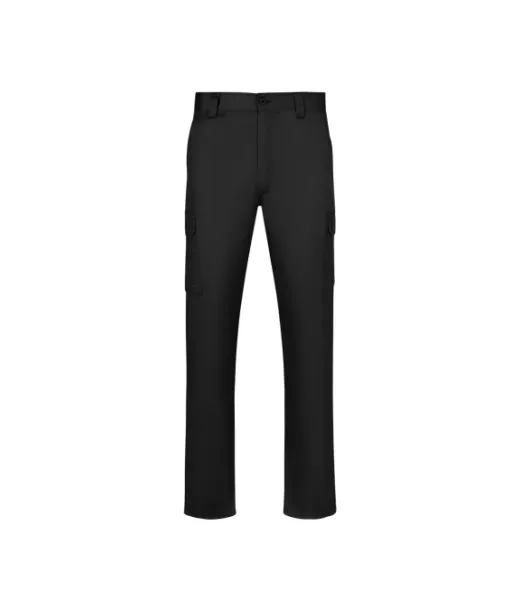 Vl Hermes. Twill-housut (190 G/m²), Joissa On Useita Taskuja Musta