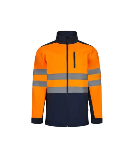 Vl Hestia. Dvobarvna Soft Shell Jakna (280 G/m²) Iz Poliestra (96 %) In Elastana (4 %)