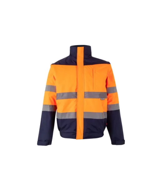 Vl Jupiter. Dvobarvna Oblazinjena Jakna (180 G/m²) Iz Poliestra (100 %) S Pu Prevleko
