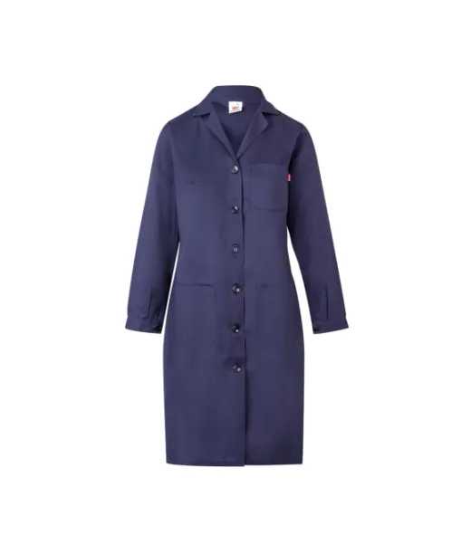 Vl Rama. Pitkähihainen Twilli-smokki (175 G/m²), Puuvillatwilliä (35 %) Ja Polyesteriä (65 %) Sininen