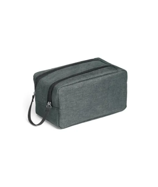 Wayne. 600d-korkeatiheyksinen Kosmetiikkapussi Kahvalla Harmaa