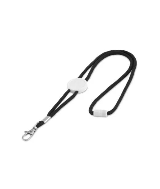 Weave. Säädettävä Polyester-kaulanauha Musta