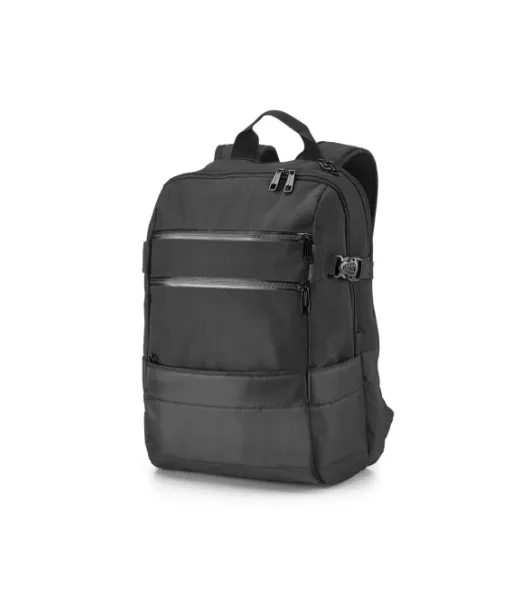 Zippers Bpack. 15.6 Tuuman Läppärireppu 840d- Ja 300d Polyesteri Ja 840d Jacquard Musta