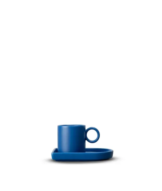 Byon Espressokuppi Ja Lautanen Niki, Sininen