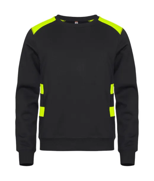 Clique Ambition Roundneck Huomionkeltainen
