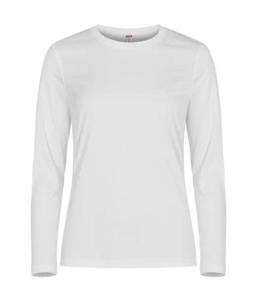 Clique Basic Active-t L/s Women Valkoinen