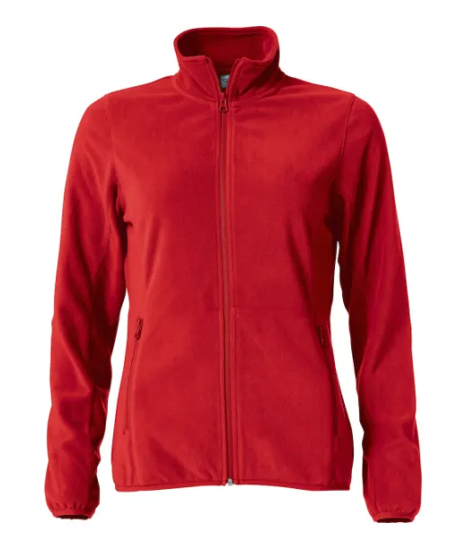 Clique Basic Micro Fleece Jacket Women Punainen