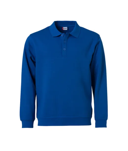 Clique Basic Polo Sweater Keskisininen