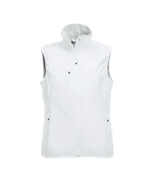 Clique Basic Softshell Vest Ladies Valkoinen